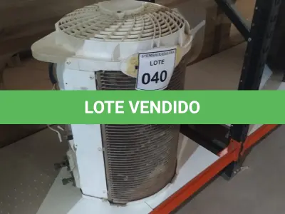 LOTE 040 - 01 CONDENSADOURA SPRINGER 12.000BTUS. (NO ESTADO EM QUE SE ENCONTRA. SUJEITO A AVARIAS OCULTAS/VISÍVEIS.)