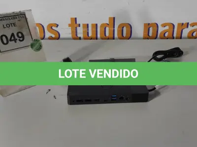 LOTE 049 - 01 DOCKING STATION DELL WD19 (NOVO).(NO ESTADO EM QUE SE ENCONTRA. SUJEITO A AVARIAS OCULTAS/VISÍVEIS.)