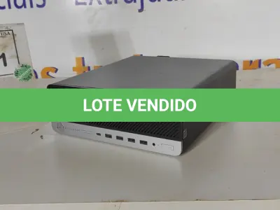 LOTE 081 - 01 CPU HP ELITEDESK. (NO ESTADO EM QUE SE ENCONTRA. SUJEITO A AVARIAS OCULTAS/VISÍVEIS.) MXL9341YLD