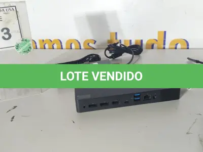 LOTE 113 - 01 DOCKING STATION DELL WD19 (NOVO).(NO ESTADO EM QUE SE ENCONTRA. SUJEITO A AVARIAS OCULTAS/VISÍVEIS.)