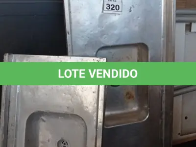 LOTE 320 - 02 PIAS EM INOX. (NO ESTADO) ATENÇÃO! FAZER A VISITAÇÃO ANTES DE ARREMATAR, NÃO SABEMOS SE FUNCIONA, LEILÃO NÃO TEM GARANTIA E NEM DEVOLUÇÃO, SUJEITO A POSSÍVEIS AVARIAS VISÍVEIS/OCULTAS E/OU AUSÊNCIA DE COMPONENTES.