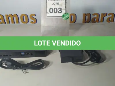 LOTE 003 - 01 DOCKING STATION DELL WD19 (NOVO).(NO ESTADO EM QUE SE ENCONTRA. SUJEITO A AVARIAS OCULTAS/VISÍVEIS.)