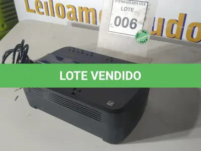 LOTE 006 - 01 NOBREAK UNITS APC POWER SURGE PROTECTOR. (NO ESTADO EM QUE SE ENCONTRA. SUJEITO A AVARIAS OCULTAS/VISÍVEIS.)