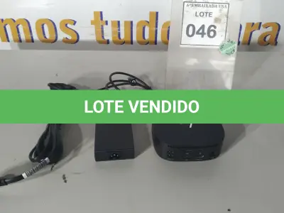 LOTE 046 - 01 DOCKING STATION HP HSN-IX02.(NOVO) (NO ESTADO EM QUE SE ENCONTRA. SUJEITO A AVARIAS OCULTAS/VISÍVEIS.)
