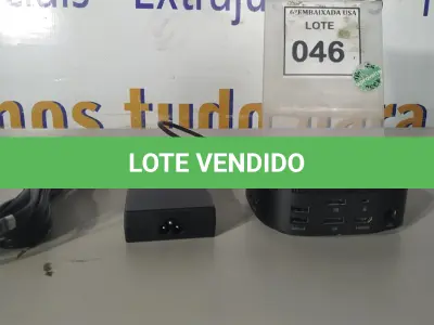 LOTE 046 - 01 DOCKING STATION HP HSN-IX02.(NOVO) (NO ESTADO EM QUE SE ENCONTRA. SUJEITO A AVARIAS OCULTAS/VISÍVEIS.)