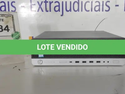 LOTE 084 - 01 CPU HP ELITEDESK CORE I5 COM 16 GB DE MEMORIA RAM. (NO ESTADO EM QUE SE ENCONTRA. SUJEITO A AVARIAS OCULTAS/VISÍVEIS.) 2UA7411N87