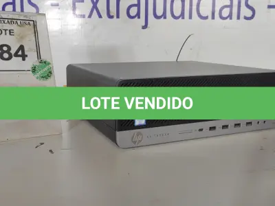 LOTE 084 - 01 CPU HP ELITEDESK CORE I5 COM 16 GB DE MEMORIA RAM. (NO ESTADO EM QUE SE ENCONTRA. SUJEITO A AVARIAS OCULTAS/VISÍVEIS.) 2UA7411N87