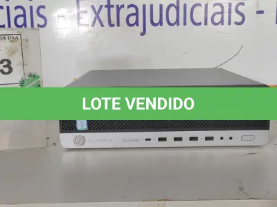 LOTE 083 - 01 CPU HP ELITEDESK CORE I5 COM 8GB DE MEMORIA RAM. (NO ESTADO EM QUE SE ENCONTRA. SUJEITO A AVARIAS OCULTAS/VISÍVEIS.) 2UA7411N88