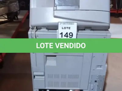 LOTE 149 - 01 COPIADORA MULTIFUNCIONAL MODELO AFICIO SP 5210SF MARCA RICOH. (NO ESTADO) ATENÇÃO! FAZER A VISITAÇÃO ANTES DE ARREMATAR, NÃO SABEMOS SE FUNCIONA, LEILÃO NÃO TEM GARANTIA E NEM DEVOLUÇÃO, SUJEITO A POSSÍVEIS AVARIAS VISÍVEIS/OCULTAS E/OU AUSÊNCIA DE COMPONENTES.