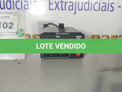 LOTE 102 - 01 TRANSFORMADOR PRATEADO KRIEGER 1700WATTS. (NO ESTADO EM QUE SE ENCONTRA. SUJEITO A AVARIAS OCULTAS/VISÍVEIS.)