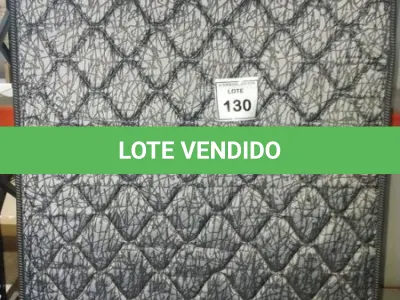 LOTE 130 - 01 COLCHÃO SOLTEIRO COM BASE 1,88CM X 0,88CM. (NO ESTADO EM QUE SE ENCONTRA. SUJEITO A AVARIAS OCULTAS/VISÍVEIS.) BJ7219X