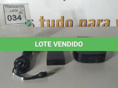 LOTE 034 - 01 DOCKING STATION HP HSN-IX02.(NOVO) (NO ESTADO EM QUE SE ENCONTRA. SUJEITO A AVARIAS OCULTAS/VISÍVEIS.)