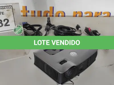 LOTE 082 - 01 PROJETOR DELL 3400 MP COM BOLSA. (NO ESTADO EM QUE SE ENCONTRA. SUJEITO A AVARIAS OCULTAS/VISÍVEIS.) CS422425