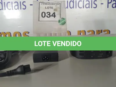 LOTE 034 - 01 DOCKING STATION HP HSN-IX02.(NOVO) (NO ESTADO EM QUE SE ENCONTRA. SUJEITO A AVARIAS OCULTAS/VISÍVEIS.)