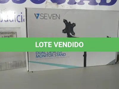 LOTE 025 - 01 SUPORTE DE MONITOR DUPLO SEVN DS2FSD. (NO ESTADO EM QUE SE ENCONTRA. SUJEITO A AVARIAS OCULTAS/VISÍVEIS.)