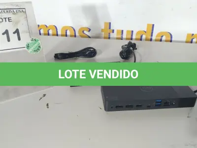 LOTE 111 - 01 DOCKING STATION DELL WD19 (NOVO).(NO ESTADO EM QUE SE ENCONTRA. SUJEITO A AVARIAS OCULTAS/VISÍVEIS.)