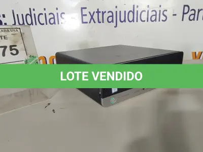 LOTE 075 - 01 CPU HP ELITEDESK COREI5 COM 8GB DE MEMORIA RAM. (NO ESTADO EM QUE SE ENCONTRA. SUJEITO A AVARIAS OCULTAS/VISÍVEIS.) 2UA7411N86