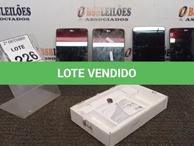 LOTE 226 - 04 TABLETS MARCA LG (NO ESTADO) ATENÇÃO! FAZER A VISITAÇÃO ANTES DE ARREMATAR, NÃO SABEMOS SE FUNCIONA, LEILÃO NÃO TEM GARANTIA E NEM DEVOLUÇÃO, SUJEITO A POSSÍVEIS AVARIAS VISÍVEIS/OCULTAS E/OU AUSÊNCIA DE COMPONENTES.