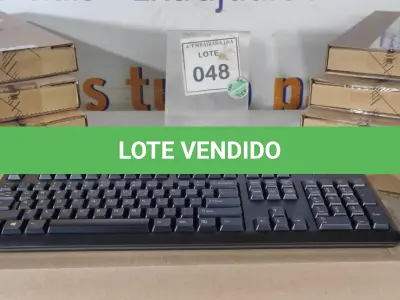 LOTE 048 - 10 TECLADOS DE COMPUTADOR. (NO ESTADO EM QUE SE ENCONTRA. SUJEITO A AVARIAS OCULTAS/VISÍVEIS.)