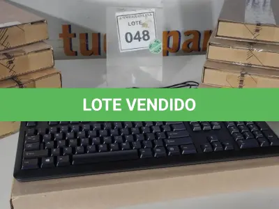 LOTE 048 - 10 TECLADOS DE COMPUTADOR. (NO ESTADO EM QUE SE ENCONTRA. SUJEITO A AVARIAS OCULTAS/VISÍVEIS.)