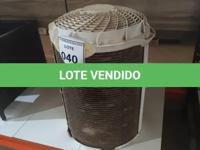 LOTE 040 - 01 CONDENSADOURA SPRINGER 12.000BTUS. (NO ESTADO EM QUE SE ENCONTRA. SUJEITO A AVARIAS OCULTAS/VISÍVEIS.)