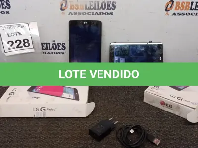 LOTE 228 - 02 TABLETS MODELO GPAD 8.0 4G MARCA LG. (NO ESTADO) ATENÇÃO! FAZER A VISITAÇÃO ANTES DE ARREMATAR, NÃO SABEMOS SE FUNCIONA, LEILÃO NÃO TEM GARANTIA E NEM DEVOLUÇÃO, SUJEITO A POSSÍVEIS AVARIAS VISÍVEIS/OCULTAS E/OU AUSÊNCIA DE COMPONENTES.