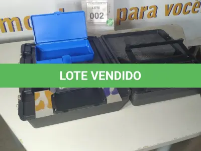 LOTE 002 - 01 MALETA PARA COLETA DE DIGITAIS FRINGERPRINT TAKING KIT. (NO ESTADO EM QUE SE ENCONTRA. SUJEITO A AVARIAS OCULTAS/VISÍVEIS.)