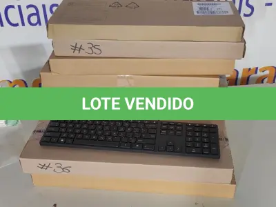 LOTE 099 - 09 TECLADOS DE COMPUTADOR. (NO ESTADO EM QUE SE ENCONTRA. SUJEITO A AVARIAS OCULTAS/VISÍVEIS.)