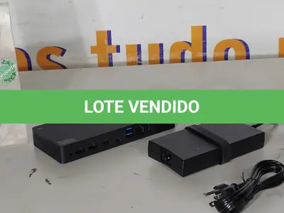 LOTE 100 - 01 DOCKING STATION DELL WD19 (NOVO).(NO ESTADO EM QUE SE ENCONTRA. SUJEITO A AVARIAS OCULTAS/VISÍVEIS.)