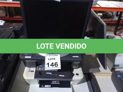 LOTE 146 - 04 IMPRESSORAS E 05 MONITORES DE MARCAS MODELOS DIVERSOS. (NO ESTADO) ATENÇÃO! FAZER A VISITAÇÃO ANTES DE ARREMATAR, NÃO SABEMOS SE FUNCIONA, LEILÃO NÃO TEM GARANTIA E NEM DEVOLUÇÃO, SUJEITO A POSSÍVEIS AVARIAS VISÍVEIS/OCULTAS E/OU AUSÊNCIA DE COMPONENTES.