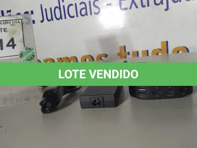 LOTE 114 - 01 DOCKING STATION HP HSN-IX02.(NOVO) (NO ESTADO EM QUE SE ENCONTRA. SUJEITO A AVARIAS OCULTAS/VISÍVEIS.)