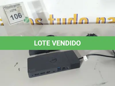 LOTE 106 - 01 DOCKING STATION DELL WD19 (NOVO).(NO ESTADO EM QUE SE ENCONTRA. SUJEITO A AVARIAS OCULTAS/VISÍVEIS.)