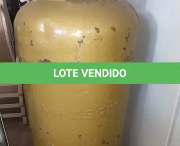 LOTE 072 - 01 BOTIJÃO DE GÁS VAZIO P45. (NO ESTADO EM QUE SE ENCONTRA. SUJEITO A AVARIAS OCULTAS/VISÍVEIS.)
