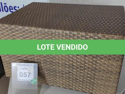 LOTE 057 - 01 MESA DE CENTRO DE JARDIM. (NO ESTADO EM QUE SE ENCONTRA. SUJEITO A AVARIAS OCULTAS/VISÍVEIS.) BH1533T