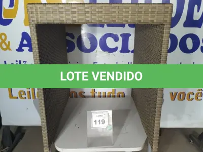 LOTE 119 - 01 MESA DE JARDIM. (NO ESTADO EM QUE SE ENCONTRA. SUJEITO A AVARIAS OCULTAS/VISÍVEIS.) BH1542A