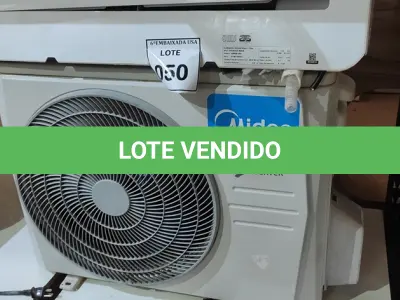 LOTE 050 - 01 AR CONDICIONADO MIDEA INVETER12. 000BTUS. (NO ESTADO EM QUE SE ENCONTRA. SUJEITO A AVARIAS OCULTAS/VISÍVEIS.) BF8501X