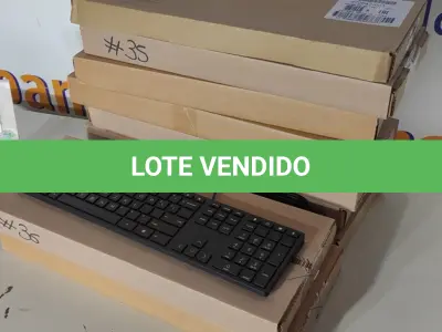 LOTE 099 - 09 TECLADOS DE COMPUTADOR. (NO ESTADO EM QUE SE ENCONTRA. SUJEITO A AVARIAS OCULTAS/VISÍVEIS.)