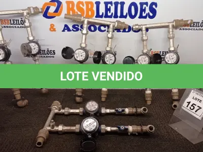 LOTE 157 - 08 HIDRÔMETROS. (NO ESTADO) ATENÇÃO! FAZER A VISITAÇÃO ANTES DE ARREMATAR, NÃO SABEMOS SE FUNCIONA, LEILÃO NÃO TEM GARANTIA E NEM DEVOLUÇÃO, SUJEITO A POSSÍVEIS AVARIAS VISÍVEIS/OCULTAS E/OU AUSÊNCIA DE COMPONENTES.