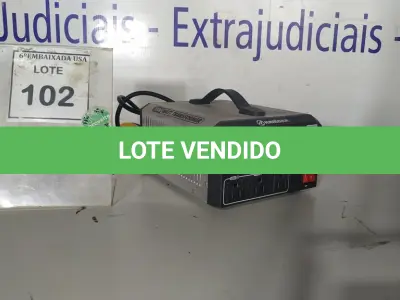 LOTE 102 - 01 TRANSFORMADOR PRATEADO KRIEGER 1700WATTS. (NO ESTADO EM QUE SE ENCONTRA. SUJEITO A AVARIAS OCULTAS/VISÍVEIS.)