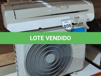 LOTE 050 - 01 AR CONDICIONADO MIDEA INVETER12. 000BTUS. (NO ESTADO EM QUE SE ENCONTRA. SUJEITO A AVARIAS OCULTAS/VISÍVEIS.) BF8501X