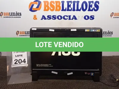 LOTE 204 - 01 ALL IN ONE MARCA AOC. (NO ESTADO) ATENÇÃO! FAZER A VISITAÇÃO ANTES DE ARREMATAR, NÃO SABEMOS SE FUNCIONA, LEILÃO NÃO TEM GARANTIA E NEM DEVOLUÇÃO, SUJEITO A POSSÍVEIS AVARIAS VISÍVEIS/OCULTAS E/OU AUSÊNCIA DE COMPONENTES.