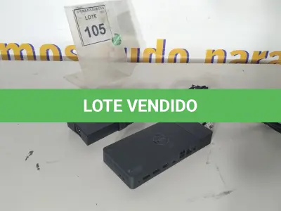 LOTE 105 - 01 DOCKING STATION DELL WD19 (NOVO).(NO ESTADO EM QUE SE ENCONTRA. SUJEITO A AVARIAS OCULTAS/VISÍVEIS.)