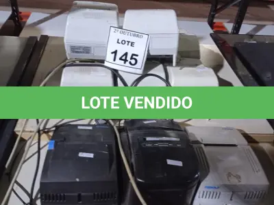 LOTE 145 - 09 IMPRESSORAS DE CUPOM DE MARCAS E MODELOS DIVERSOS. (NO ESTADO) ATENÇÃO! FAZER A VISITAÇÃO ANTES DE ARREMATAR, NÃO SABEMOS SE FUNCIONA, LEILÃO NÃO TEM GARANTIA E NEM DEVOLUÇÃO, SUJEITO A POSSÍVEIS AVARIAS VISÍVEIS/OCULTAS E/OU AUSÊNCIA DE COMPONENTES.