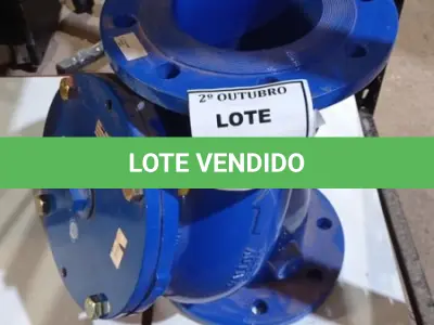 LOTE 238 - 01 VÁLVULA DE RETENÇÃO TIPO Y FLANGEADA. (NO ESTADO) ATENÇÃO! FAZER A VISITAÇÃO ANTES DE ARREMATAR, NÃO SABEMOS SE FUNCIONA, LEILÃO NÃO TEM GARANTIA E NEM DEVOLUÇÃO, SUJEITO A POSSÍVEIS AVARIAS VISÍVEIS/OCULTAS E/OU AUSÊNCIA DE COMPONENTES.
