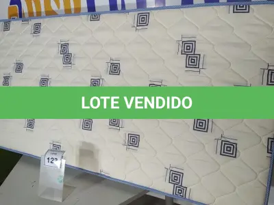 LOTE 123 - 01 COLCHÃO SOLTEIRO 1,88CM X 0,88CM. (NO ESTADO EM QUE SE ENCONTRA. SUJEITO A AVARIAS OCULTAS/VISÍVEIS.) BJ7224Y