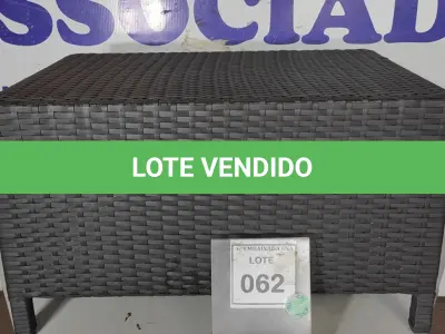 LOTE 062 - 01 MESA DE CENTRO DE JARDIM. (NO ESTADO EM QUE SE ENCONTRA. SUJEITO A AVARIAS OCULTAS/VISÍVEIS.) BJ7398P