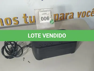LOTE 006 - 01 NOBREAK UNITS APC POWER SURGE PROTECTOR. (NO ESTADO EM QUE SE ENCONTRA. SUJEITO A AVARIAS OCULTAS/VISÍVEIS.)