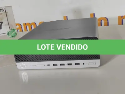 LOTE 077 - 01 CPU HP ELITEDESK COM 16GB DE MEMORIA RAM . (NO ESTADO EM QUE SE ENCONTRA. SUJEITO A AVARIAS OCULTAS/VISÍVEIS.) MXL9341YK6