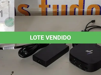 LOTE 101 - 01 DOCKING STATION HP HSN-IX02.(NOVO) (NO ESTADO EM QUE SE ENCONTRA. SUJEITO A AVARIAS OCULTAS/VISÍVEIS.)