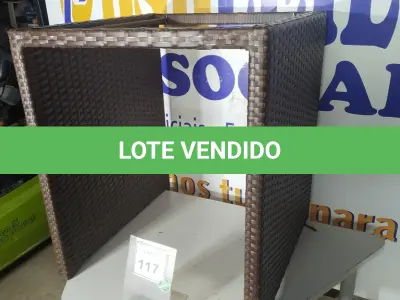 LOTE 117 - 01 MESA DE JARDIM. (NO ESTADO EM QUE SE ENCONTRA. SUJEITO A AVARIAS OCULTAS/VISÍVEIS.) BH1566R